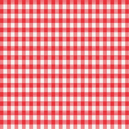 Menu 52 x 70 in. Red & White Checkered Plastic Tablecloth ME3330695